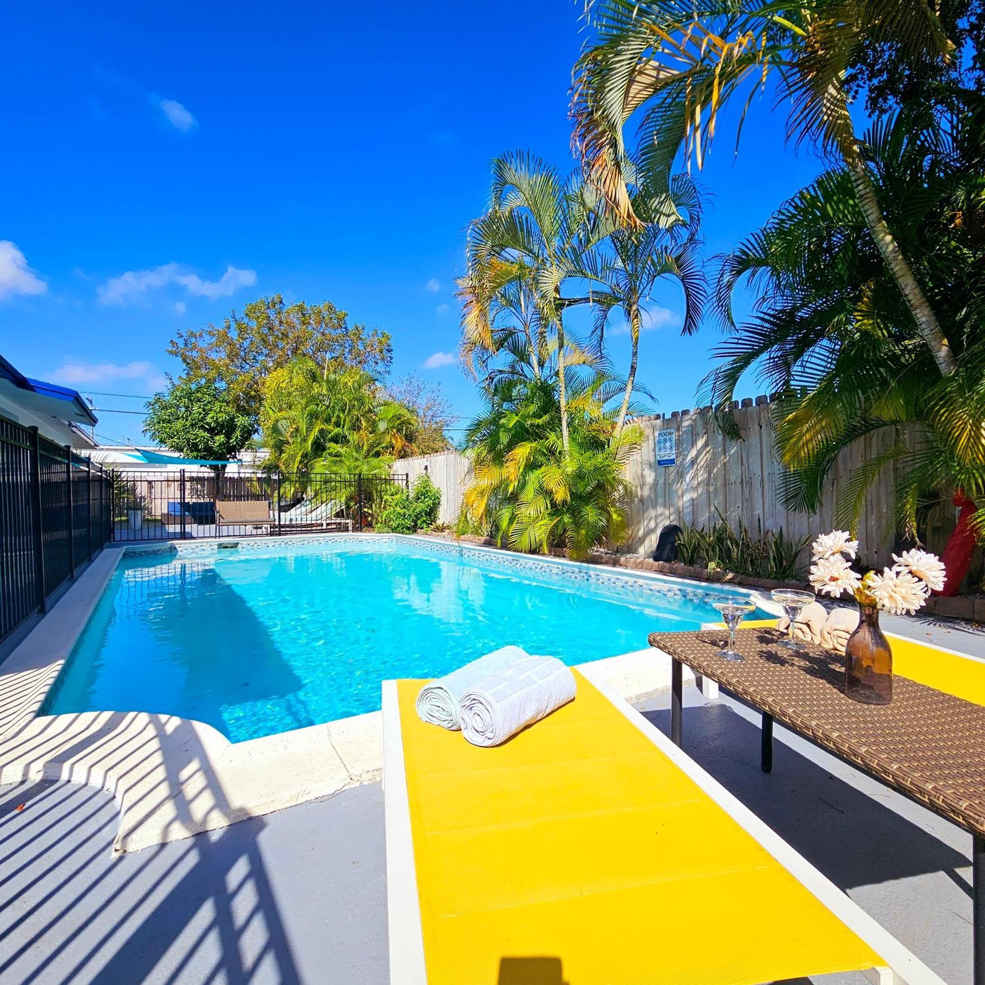 Equipped House W Pool & Patios, Near The Beaches, Prime Location- Ideal For Small Families, Coastal Haven Φορτ Λόντερντεϊλ Εξωτερικό φωτογραφία